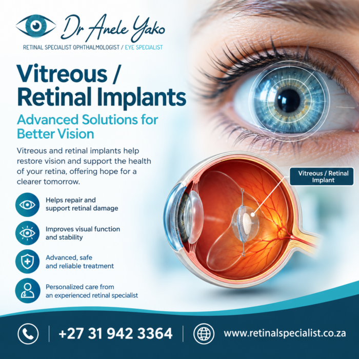 Vitreous/Retinal Implants – Advanced Solutions for Complex Retinal Conditions