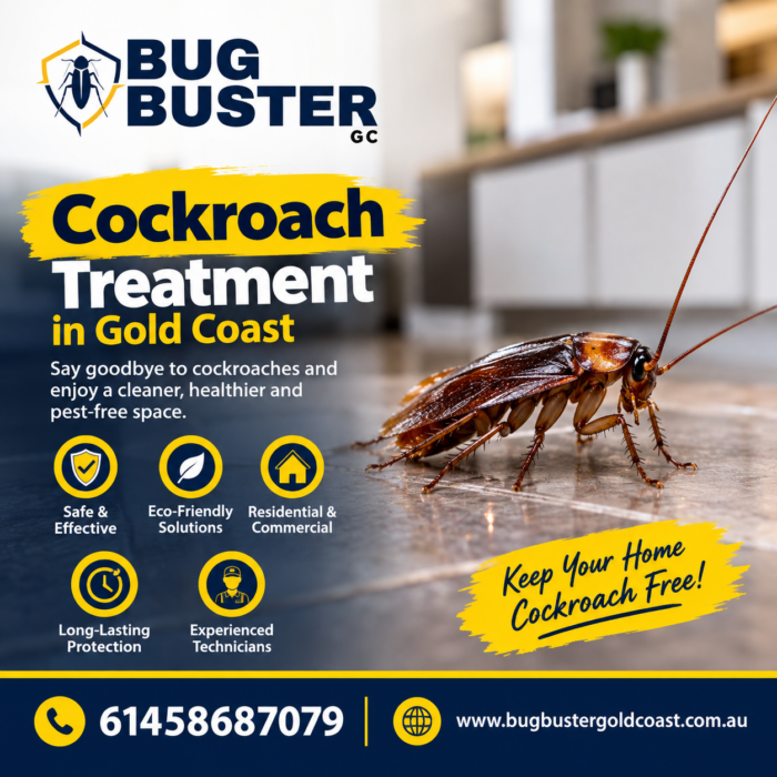 Cockroach Treatment Gold Coast – Fast, Safe & Effective Cockroach Control
