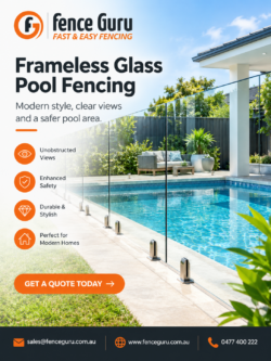 Frameless Glass Pool Fencing for Modern Outdoor Spaces