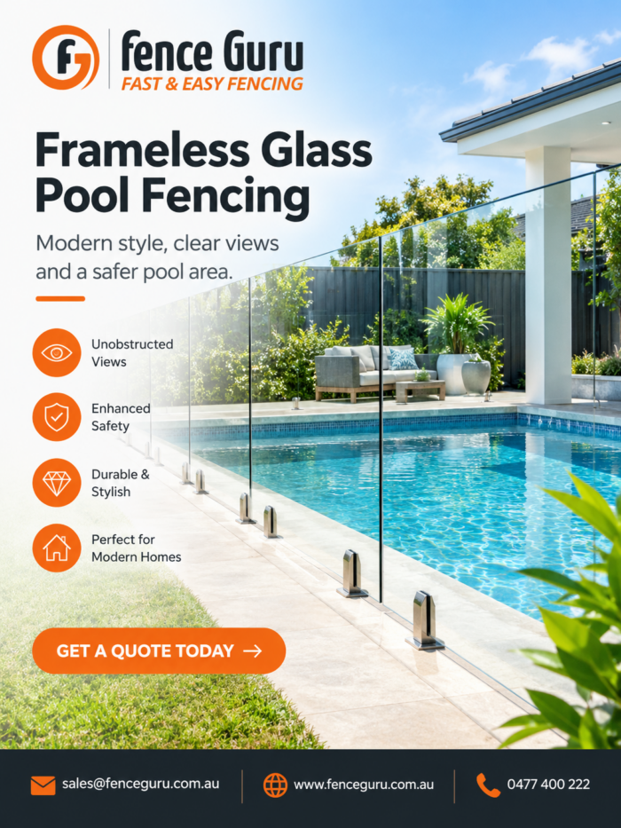 Frameless Glass Pool Fencing for Modern Outdoor Spaces