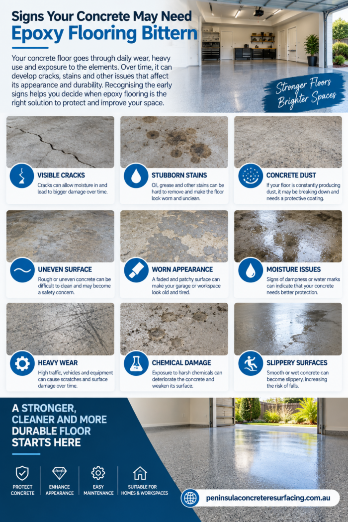 Signs Your Concrete May Need Epoxy Flooring Bittern