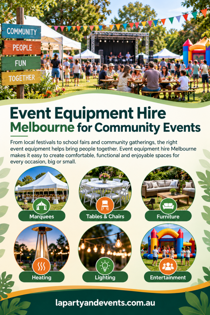 Event Equipment Hire Melbourne for Community Events