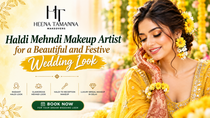 Haldi Mehndi Makeup Artist for a Beautiful and Festive Wedding Look