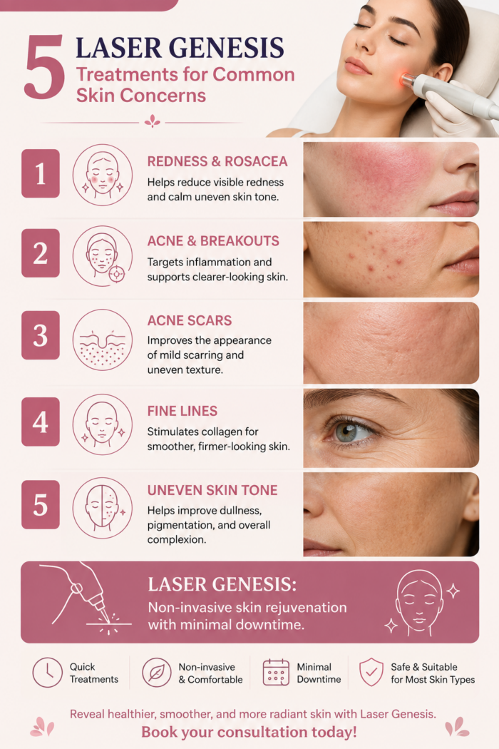 5 Laser Genesis for Common Skin Concerns: What to Know