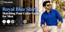 Royal Blue Shirt Matching Pant Color Guide for Men