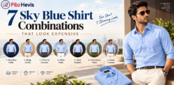 7 Sky Blue Shirt Combinations That Look Expensive