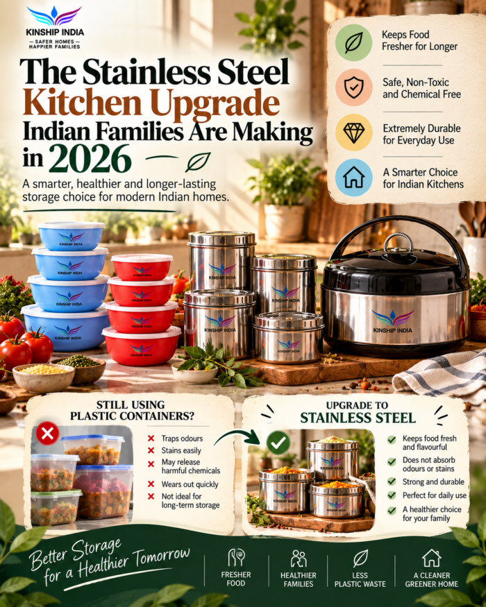 The Stainless Steel Kitchen Upgrade Indian Families Are Making in 2026
