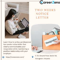 Two Weeks Notice Letter | How to Write a Professional Resignation Letter