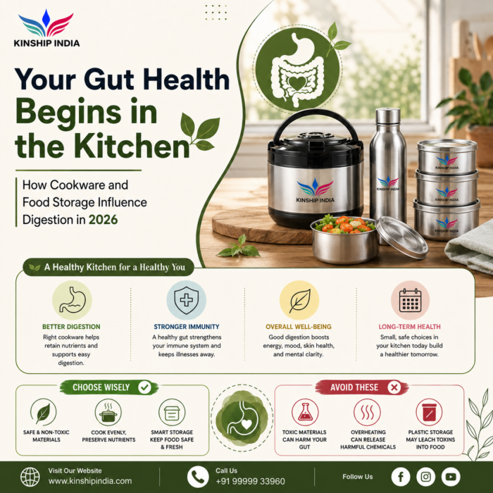 How Food Storage Affects Digestion | The Stainless Steel Advantage for Indian Homes