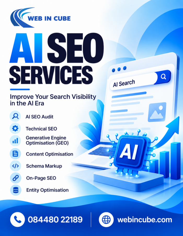AI SEO and Digital Marketing Services by Web In Cube