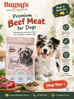 Beef Meat for Dogs | Bugsy’s Air-Dried Beef Dog Food
