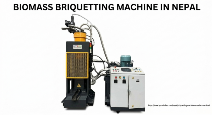 Biomass briquetting machine in Nepal