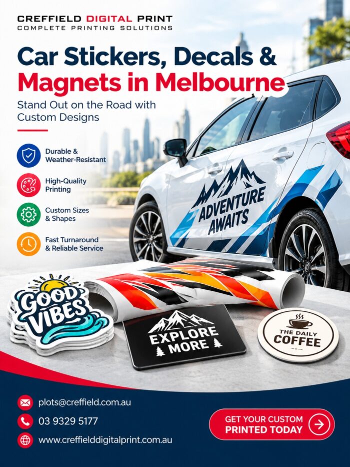 Car Stickers, Decals & Magnets in Melbourne | Custom Vehicle Printing