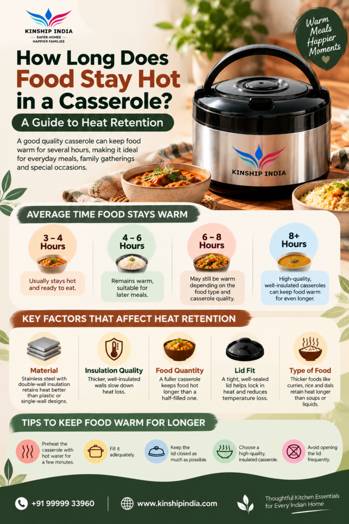 Premium Casserole Buying Guide: Insulation, Capacity and Lid Design