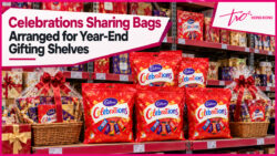 Celebrations Sharing Bags Arranged for Year-End Gifting Shelves