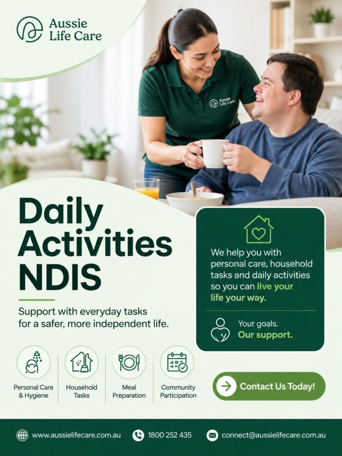 Daily Activities NDIS Support | Aussie Life Care