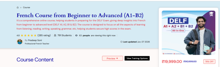 DELF exam