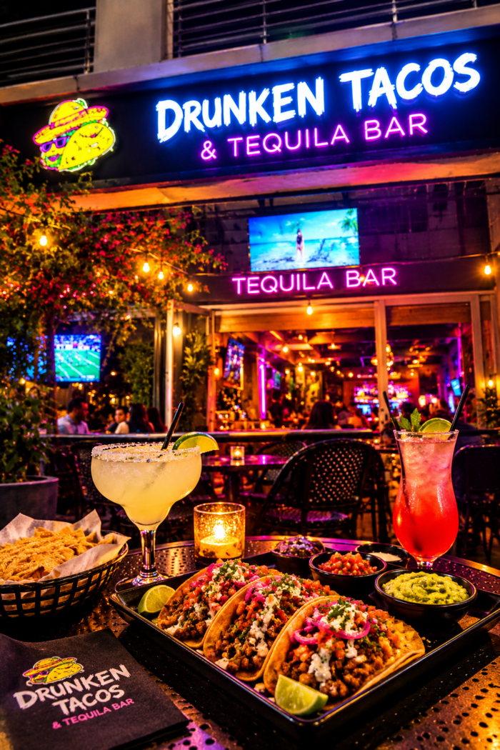 Drunken Tacos Aruba | Tacos, Tequila & Cocktails in Palm Beach