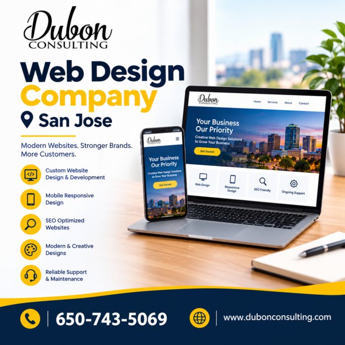 Web Design Company San Jose – Custom Websites That Help Your Business Grow