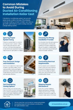 Common Mistakes to Avoid During Ducted Air Conditioning Installation Keilor East