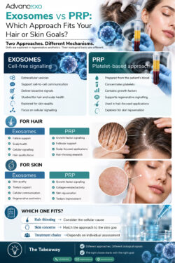 Exosomes vs PRP: Which Approach Fits Your Hair or Skin Goals?