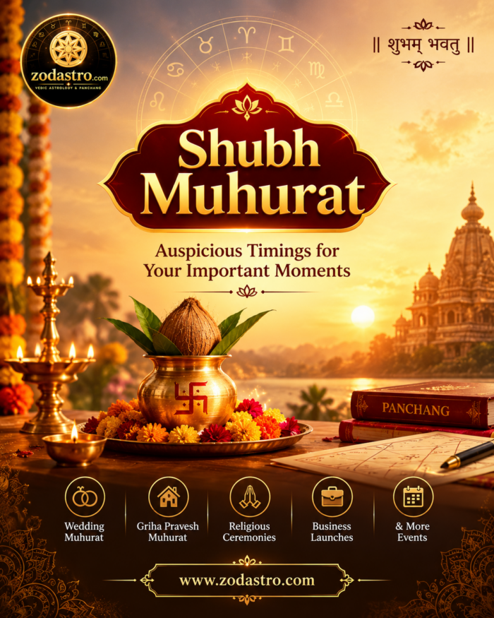 Shubh Muhurat Finder – Auspicious Timings | Zodastro