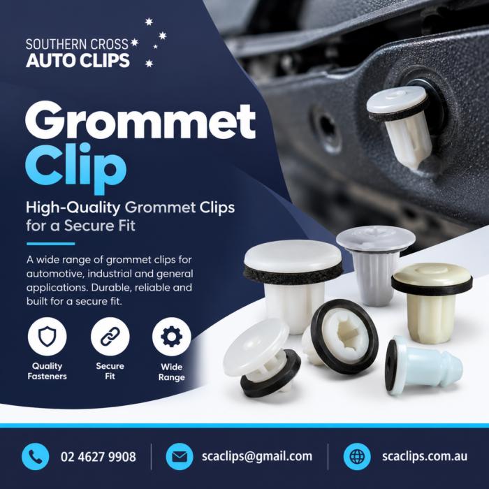 Grommet Clips for Secure Automotive Fastening