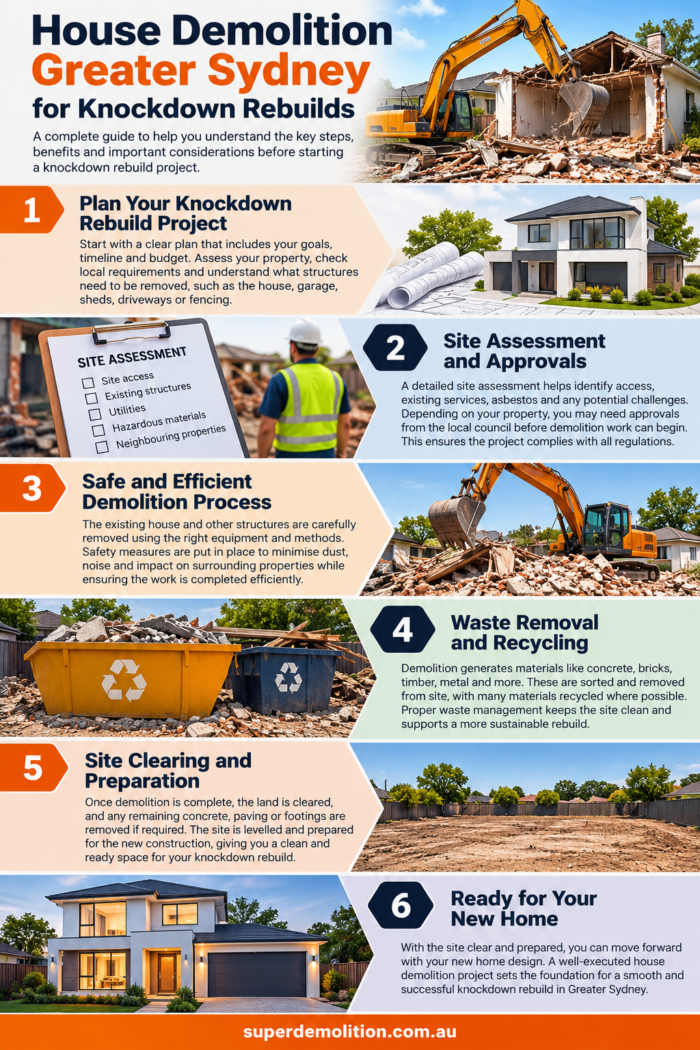 House Demolition Greater Sydney for Knockdown Rebuilds