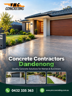 Concrete Contractors Dandenong – Quality Concrete Driveways by YMC Concreting