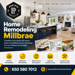 Home Remodeling Millbrae – Custom Renovation Solutions to Transform Your Home