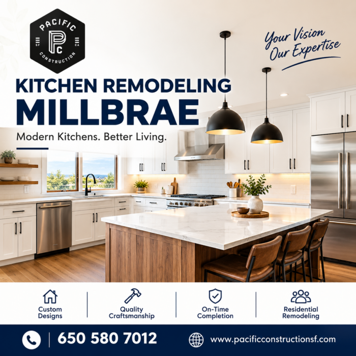 Kitchen Remodeling Millbrae – Custom Kitchen Renovations for Style & Functionality