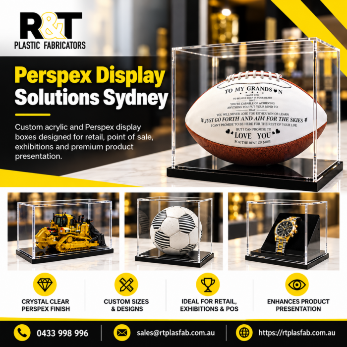 Perspex Display Solutions Sydney – Custom Acrylic Display Boxes