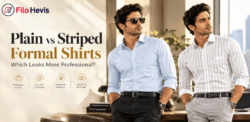Plain vs Striped Formal Shirts: Which Looks More Professional?