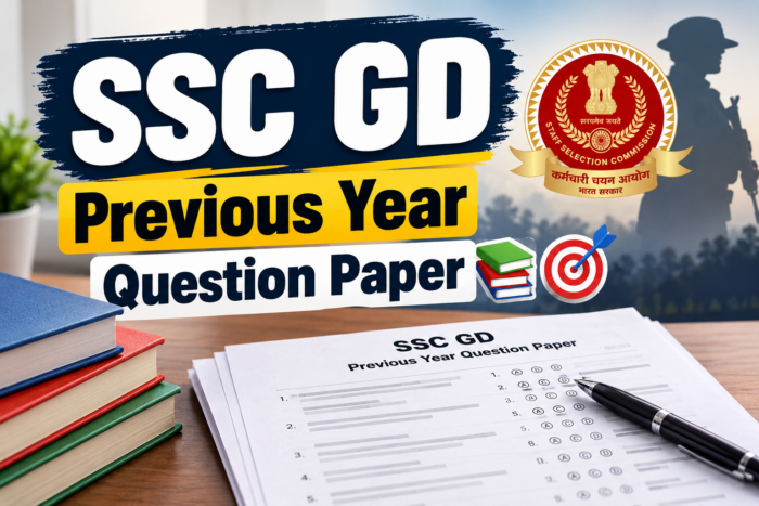 SSC GD Previous Year Question Paper 📚🎯