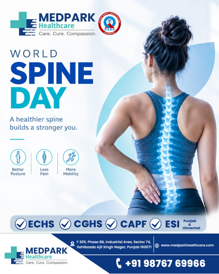 World Spine Day | MedPark Hospital Mohali