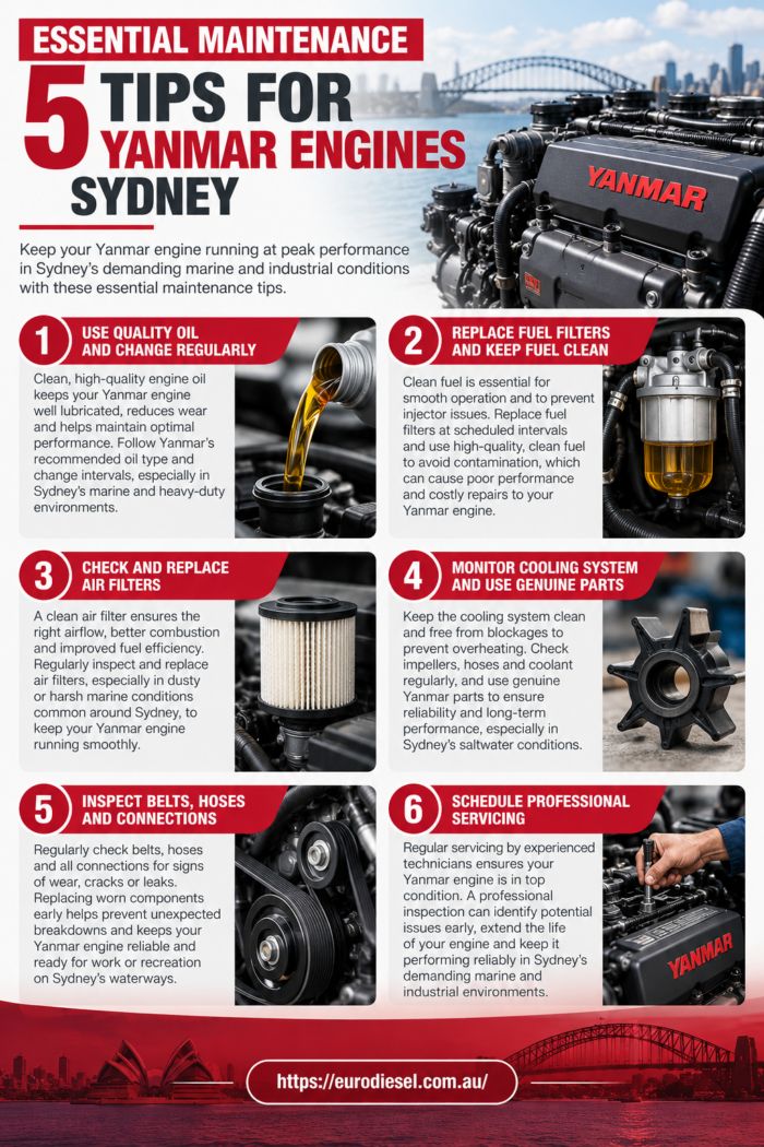 Essential Maintenance Tips for yanmar engines sydney